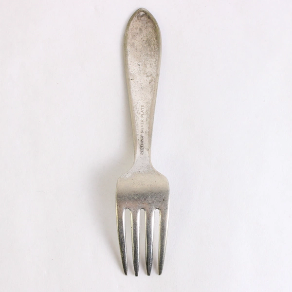 Vintage Winthrop Silver Plate Baby Fork, Collectible Tableware Bear