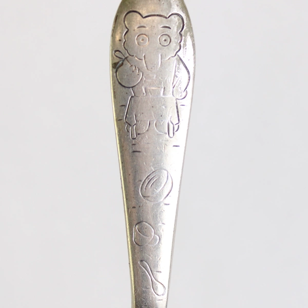 Vintage Winthrop Silver Plate Baby Fork, Collectible Tableware Bear