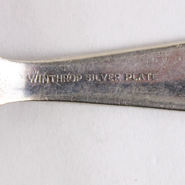 Vintage Winthrop Silver Plate Baby Fork, Collectible Tableware Bear