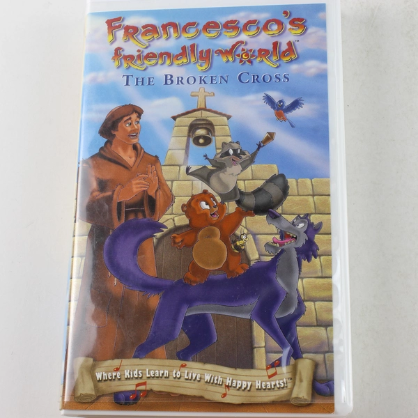 Francesco's Friendly World The Broken Cross VHS 1997 Pre-Owned Classic Kids