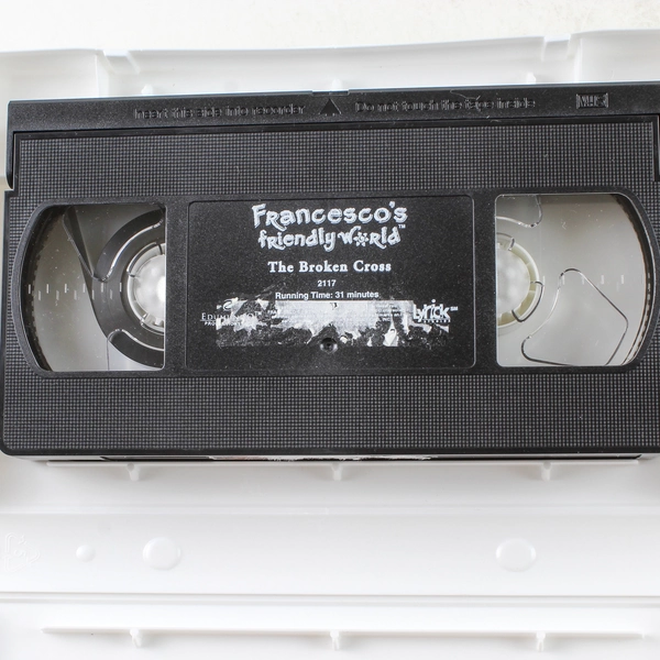 Francesco's Friendly World The Broken Cross VHS 1997 Pre-Owned Classic Kids