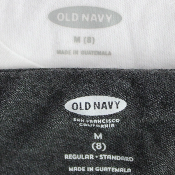 Lot of 2 Old Navy Girl Power T-Shirts Girls' Size M 8