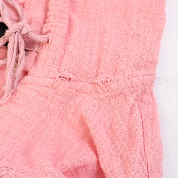 North River Women's Lightweight Hooded Shirt 100% Cotton Pink Medium