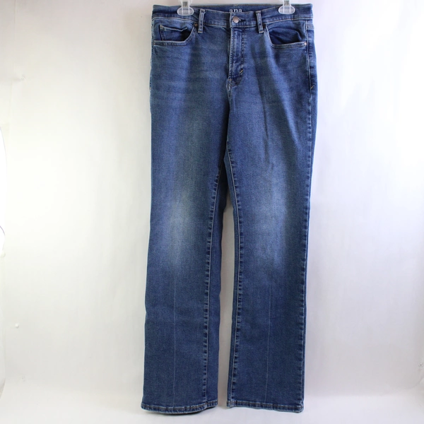 Ana Women's High-Rise Bootcut Jeans Size 12 Cotton Stretch Denim