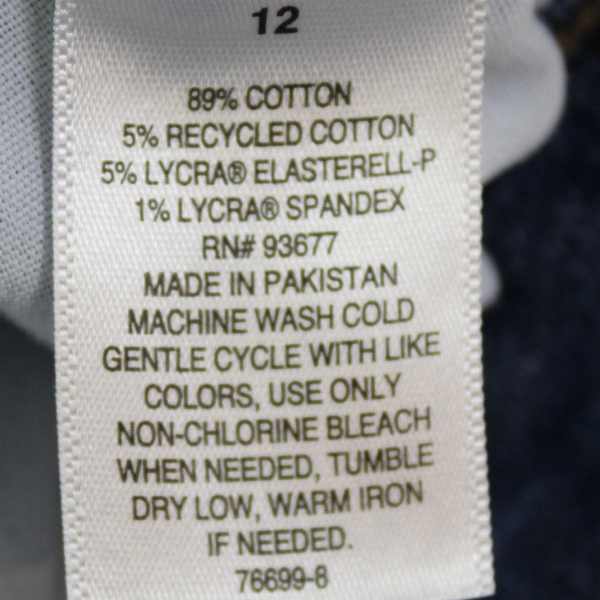 Ana Women's High-Rise Bootcut Jeans Size 12 Cotton Stretch Denim