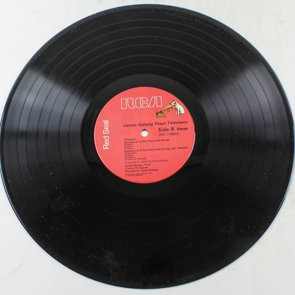 James Galway Plays Telemann Vinyl LP RCA Red Seal Flute 1979 Good Condition