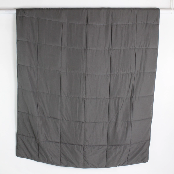 Weighted Blanket 72x48 Gray Twin Full Size 11.5 lbs Calming Comfort Throw