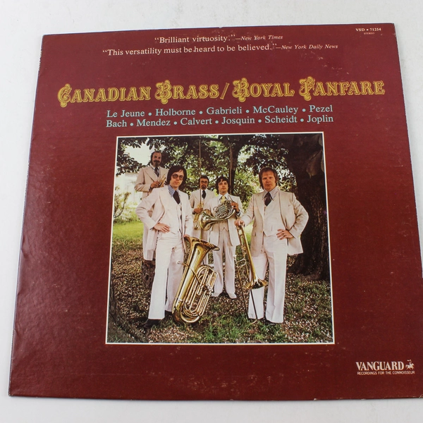 Canadian Brass Royal Fanfare LP Vinyl 1973 VSD71254 Pre-Owned