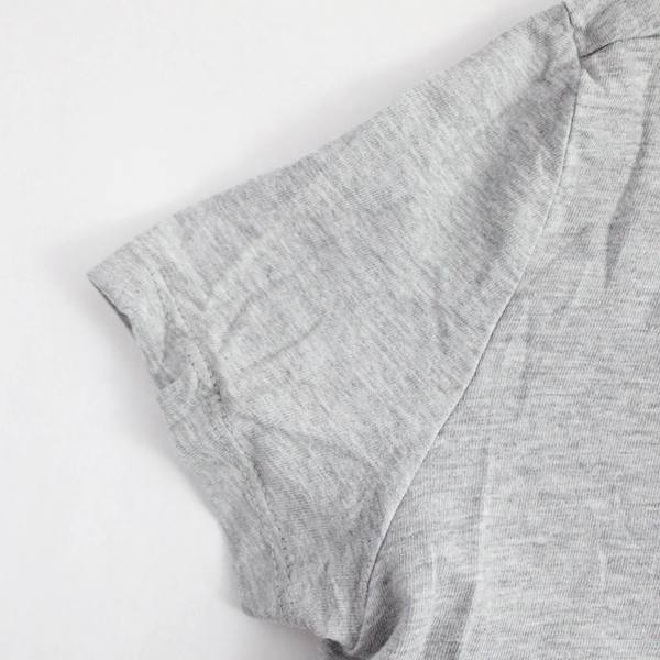 Nike Gray Logo Graphic Cotton T-Shirt Girls' Size Small