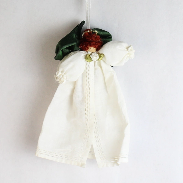 Vintage Lot of 4 Angel Hanging Christmas Tree Ornaments