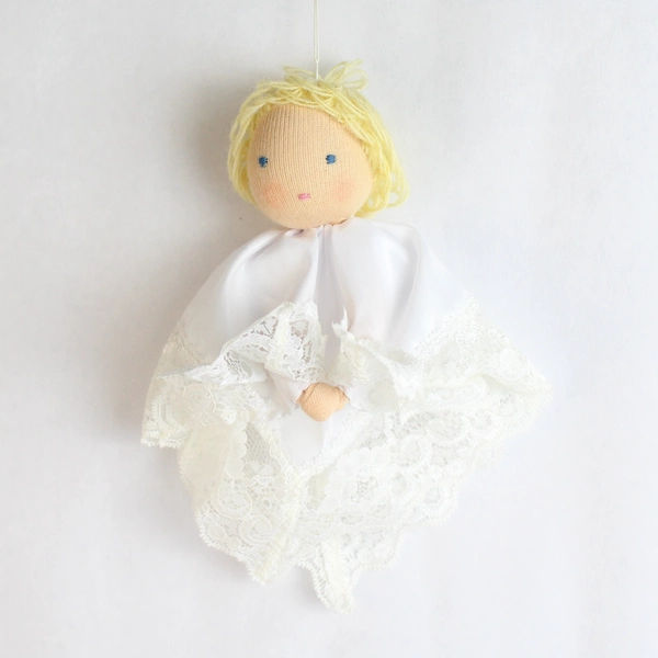 Vintage Lot of 4 Angel Hanging Christmas Tree Ornaments