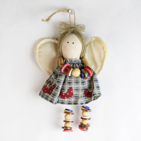 Vintage Lot of 4 Angel Hanging Christmas Tree Ornaments