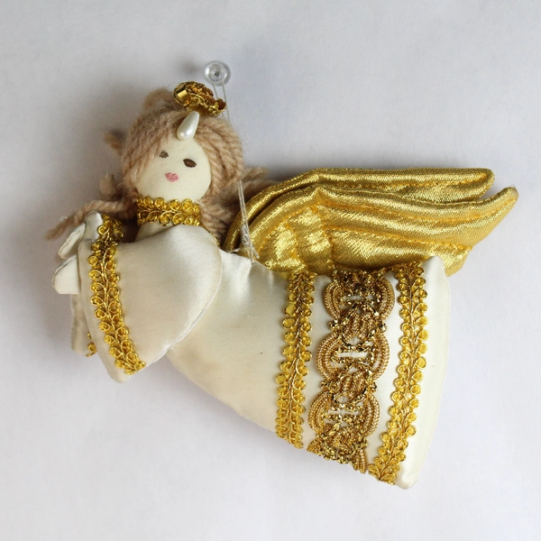 Vintage Lot of 4 Angel Hanging Christmas Tree Ornaments