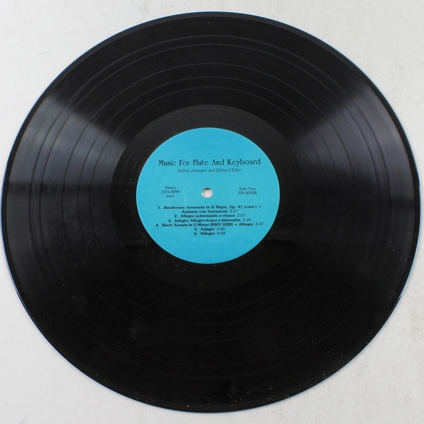 Music for Flute and Keyboard LP Debra Johansen Richard Fuller 1971 SSI-5055