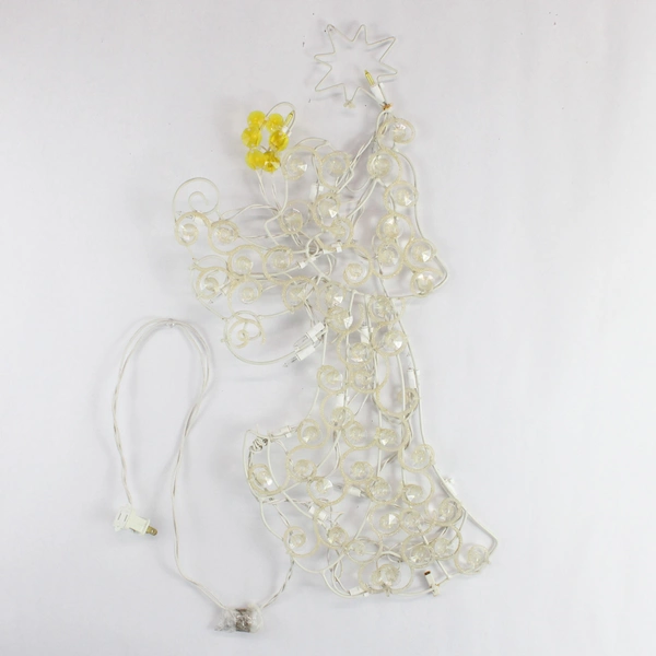 22" Lighted Angel 2D Christmas Sculpture 50 Lights Decoration TS-22