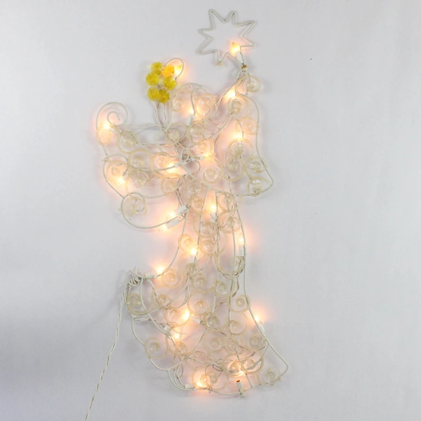 22" Lighted Angel 2D Christmas Sculpture 50 Lights Decoration TS-22