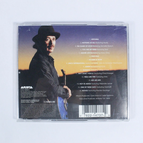 Shaman by Santana CD Album 2002 Arista Enhanced Richmond Pressing Blues Rock