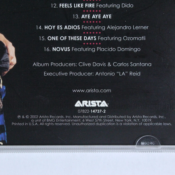 Shaman by Santana CD Album 2002 Arista Enhanced Richmond Pressing Blues Rock