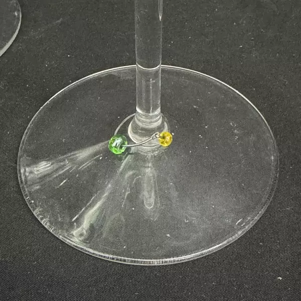 Set of 2 Black Butte Ranch 2012 Championship Runner Up Crystal Red Wine Glasses