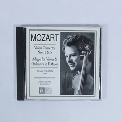 Mozart Violin Concertos Nos 1 & 5 CD Itzhak Perlman Wiener Philharmoniker 1992