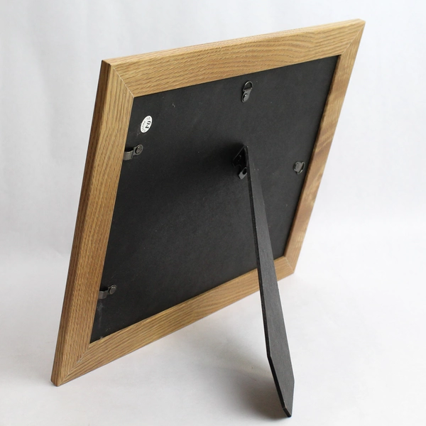 Unbranded Woodgrain 12x10 in Photo Frame with Cow Photo Placeholder 5x7 in