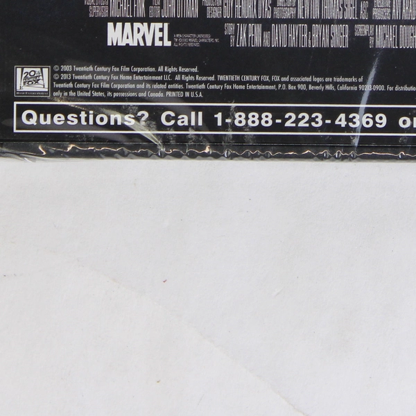 X2 X-Men United DVD Sealed Marvel 2003 Action Movie Film