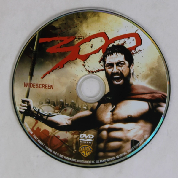 300 DVD Movie Widescreen Gerard Butler Action Adventure Film