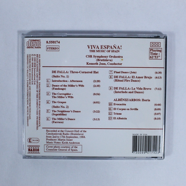 Viva España! The Music of Spain CD (1991) - Pre-owned, Untested