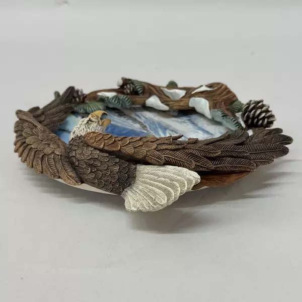 Vintage 1996 Hamilton Four Seasons of the Eagle Collection Plate Winter Solstice