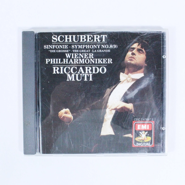 Schubert Symphony No. 8 & 9 CD Riccardo Muti Wiener Philharmoniker 1987