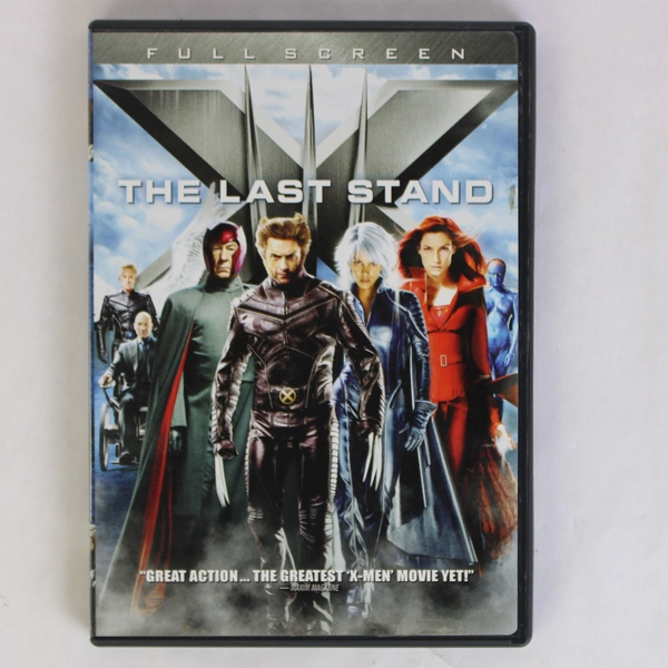 X-Men The Last Stand DVD Movie Film Full Screen Marvel Superhero Action