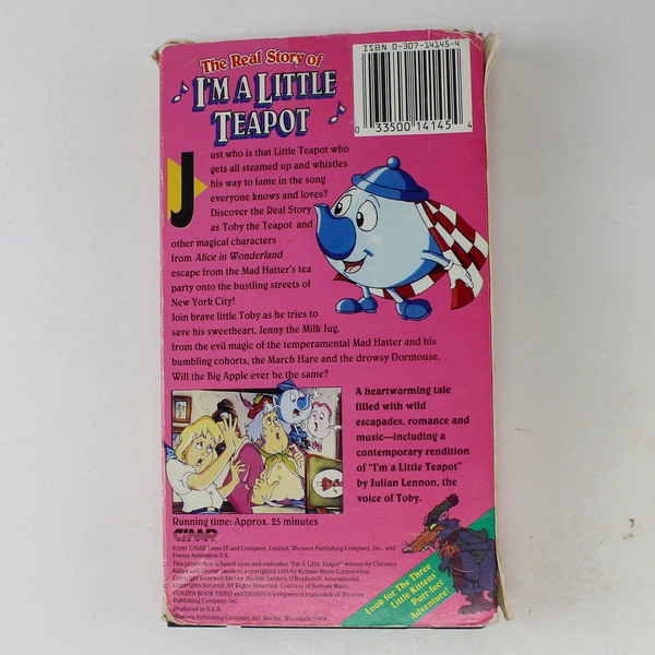 The Real Story of I'm a Little Teapot VHS 1991 Golden Book Video Julian Lennon