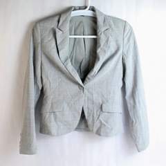 Express Design Studio Light Gray Single Button Blazer Women's Size 10