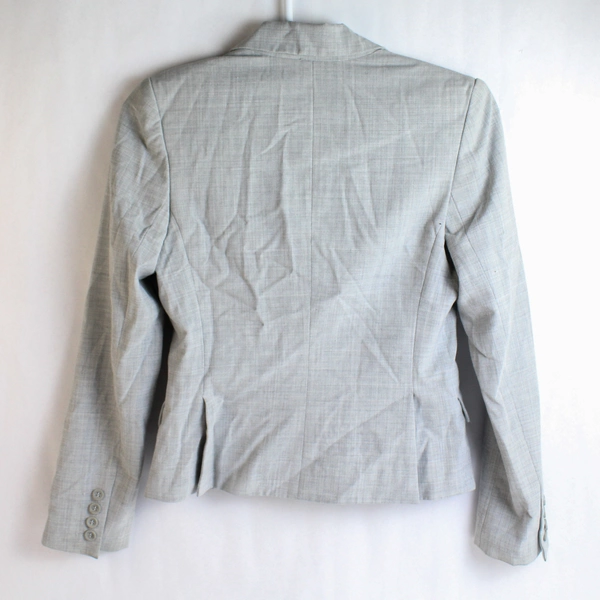 Express Design Studio Light Gray Single Button Blazer Women's Size 10