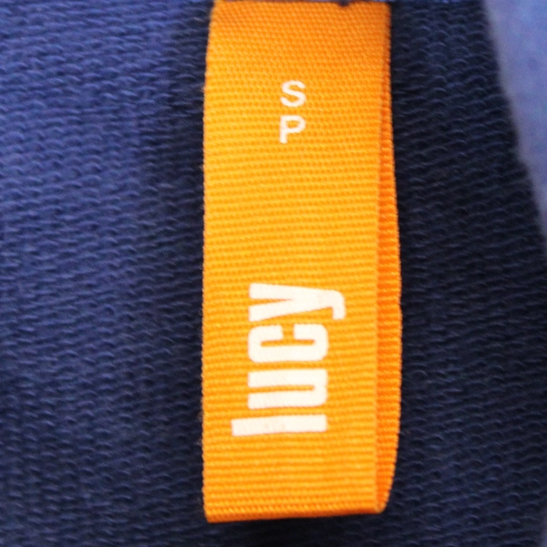 Lucy Women's Small Blue Zip-Up Jacket Lightweight Casual Coat