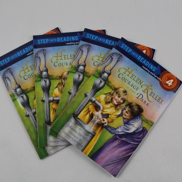 Lot of 4 Helen Keller Step Into Reading Books - Courage in the Dark 1997