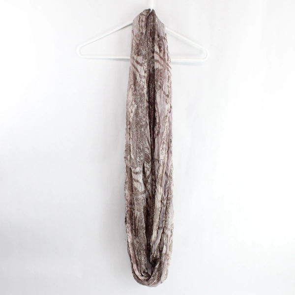 Cynthia Rowley Beige and Taupe Women's Infinity Scarf Cowl Style
