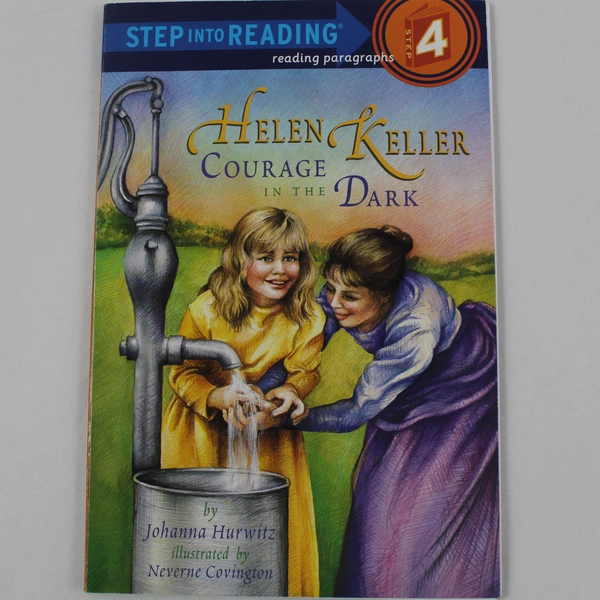 Lot of 4 Helen Keller Step Into Reading Books - Courage in the Dark 1997