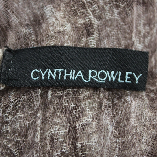 Cynthia Rowley Beige and Taupe Women's Infinity Scarf Cowl Style