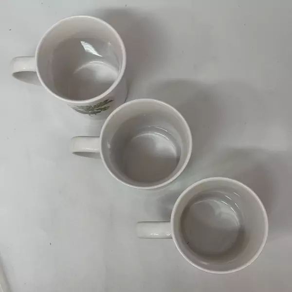 Set of 3 Signature Farmers Market Ceramic Coffee Mugs Beets Carrots Tomatoes