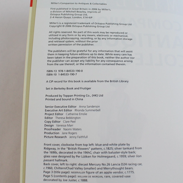 Miller's Companion to Antiques and Collectables 2006 Octopus Publishing