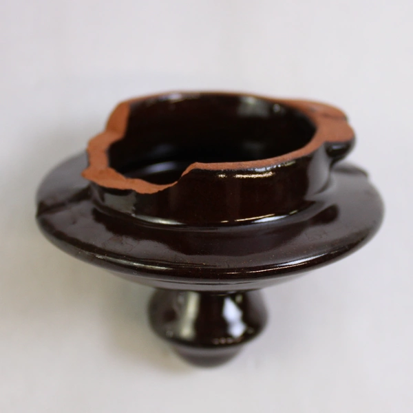 Unbranded Medium Ceramic Coffeepot with Lid Tri-Color Glaze