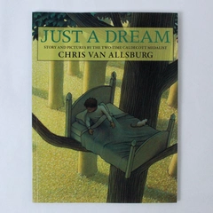 Vintage Just A Dream by Chris Van Allsburg 1990 Paperback, Good Condition