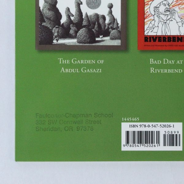 Vintage Just A Dream by Chris Van Allsburg 1990 Paperback, Good Condition