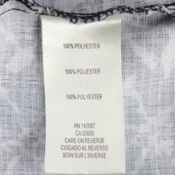 Simply Noelle Black White Salmon Floral Sleeveless Blouse Women's L/XL 12-14