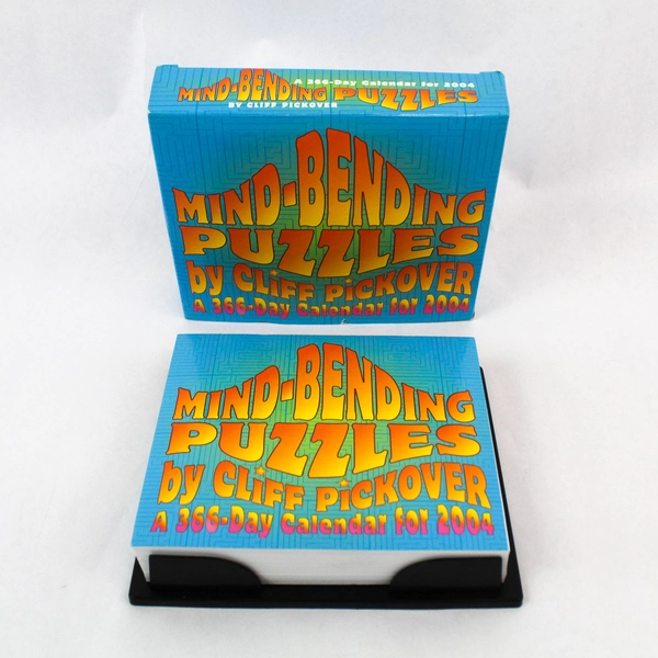 Mind Bending Puzzles By Cliff Pickover A 366 Day Calendar 2004 Original Package