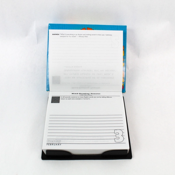 Mind Bending Puzzles By Cliff Pickover A 366 Day Calendar 2004 Original Package