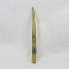 Vintage Silver Anniversary 12" Taper Candle in Original Box - Pre-owned