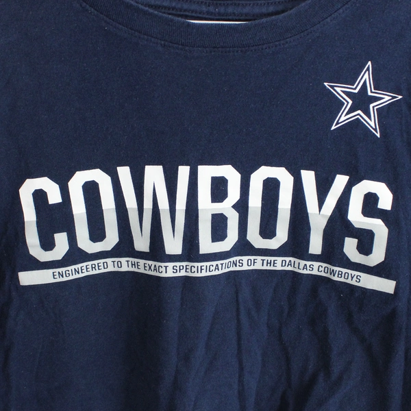 Nike Tee T-Shirt Navy Blue Dallas Cowboys Boy's Size Large
