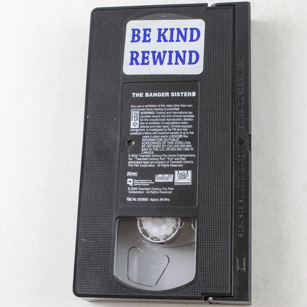 The Banger Sisters VHS 2003 Goldie Hawn Susan Sarandon Comedy Pre-Owned